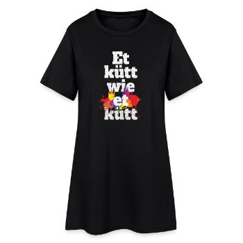 Köln Et Kütt Wie Et Kütt Kölner Grundgesetz Kölsch - Robe T-shirt Femme - noir - Devant