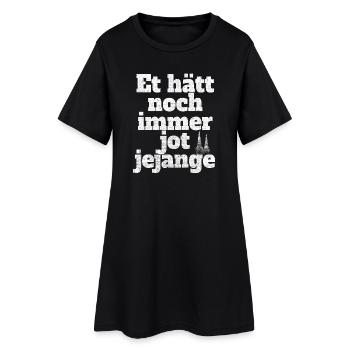 Et Hätt Toujours Jot Jejange Kölsch Cologne - Robe T-shirt Femme - noir - Devant