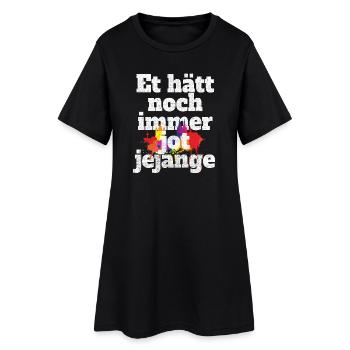 Et Hätt Toujours Jot Jejange Kölsch Cologne - Robe T-shirt Femme - noir - Devant