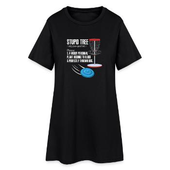 Disc Golf - Robe T-shirt Femme - noir - Devant