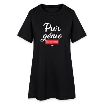 Humour et Émotion Chatastrophe - Robe T-shirt Femme - noir - Devant