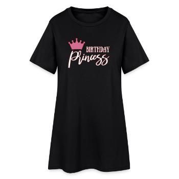 Joyeux anniversaire - Robe T-shirt Femme - noir - Devant