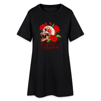 Jour des morts - Robe T-shirt Femme - noir - Devant