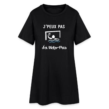 j'peux pas j'ai water polo - Robe T-shirt Femme - noir - Devant