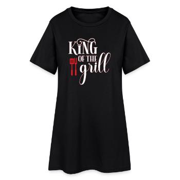 Grillkönig - Women’s T-Shirt Dress - black - Front