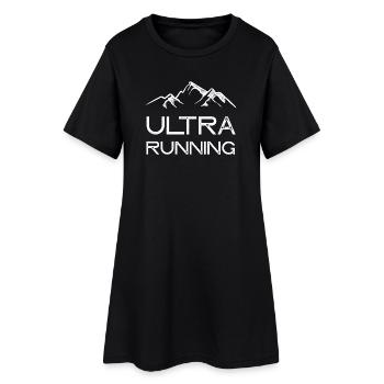 Ultra Running - Robe T-shirt Femme - noir - Devant
