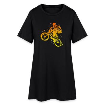NOUVEAU | Vélo de vélo BMX Vélo de vêtement BMX - Robe T-shirt Femme - noir - Devant