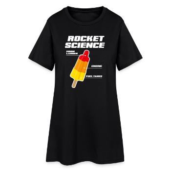 Rocket science popsicle science de fusée - Robe T-shirt Femme - noir - Devant