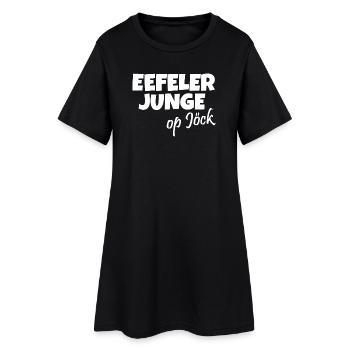 Eefeler Junge op Jöck (Weiß) Eifel Jungs - Frauen T-Shirt-Kleid - Schwarz - Vorne