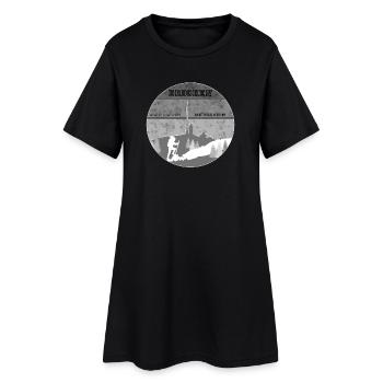 Je pars en randonnée - Brocken Harz - Robe T-shirt Femme - noir - Devant