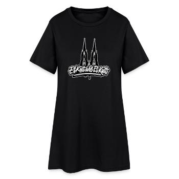 Köln Et Kütt Wie Et Kütt Kölner Grundgesetz Kölsch - Frauen T-Shirt-Kleid - Schwarz - Vorne