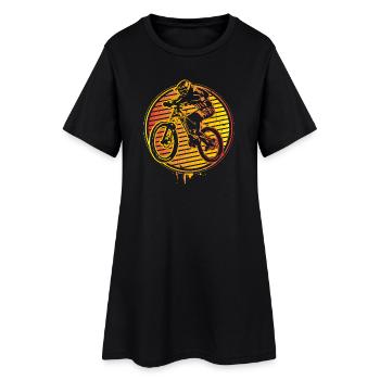 VTT VTT - Mountainbiker - Robe T-shirt Femme - noir - Devant