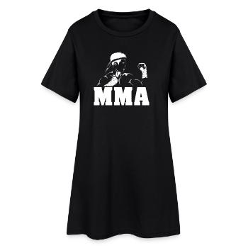 mixed martial arts symbol fighter mma Geschenk - Frauen T-Shirt-Kleid - Schwarz - Vorne