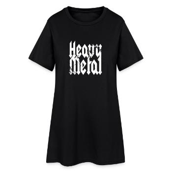 Lettrage de musique heavy metal Metalhead Festival - Robe T-shirt Femme - noir - Devant