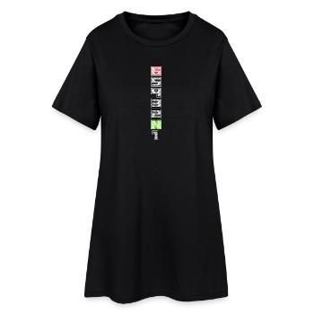 Transmission de changement de vitesse motos motos moto - Robe T-shirt Femme - noir - Devant