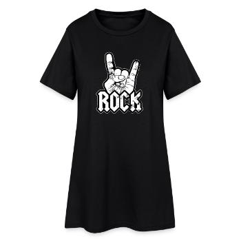 Groupe de musique rock rock français fork rock festival - Robe T-shirt Femme - noir - Devant