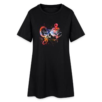 Cool BMX - Vélo - VTT - Freestyle - Robe T-shirt Femme - noir - Devant