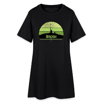 Style Harz - Brocken - Nous aimons le Harz - Robe T-shirt Femme - noir - Devant