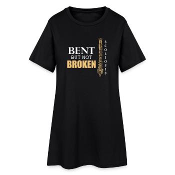 Scoliosis spine back illness gift - Women’s T-Shirt Dress - black - Front