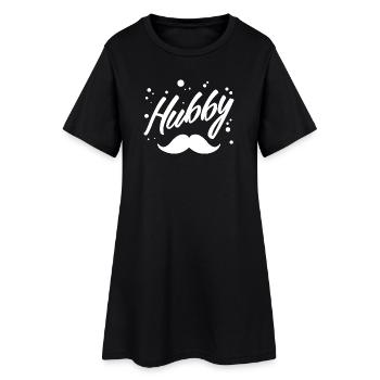 Look partenaire | Mari femme mariage mariage mariage - Robe T-shirt Femme - noir - Devant