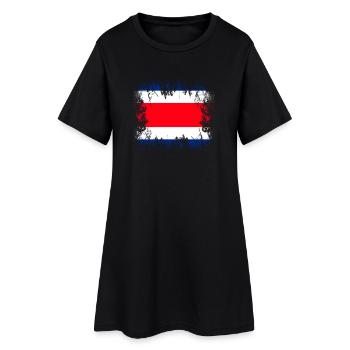 Costa Rica - Robe T-shirt Femme - noir - Devant