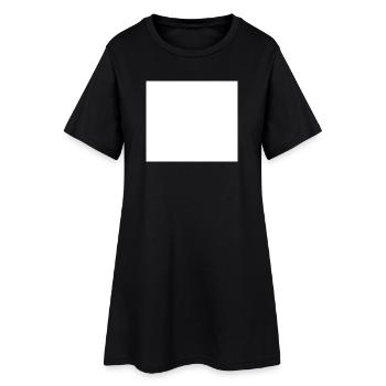 Modèle de texture d’arrière-plan blanc Personnaliser - Robe T-shirt Femme - noir - Devant