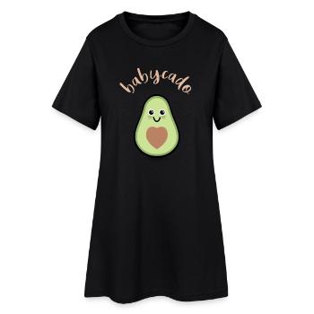 Schwangerschaft Baby Geburt - Frauen T-Shirt-Kleid - Schwarz - Vorne