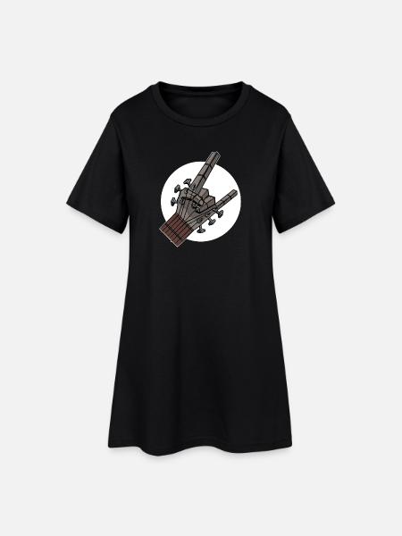 Guitare rock musique rock guitare hard rock rock musique - Robe T-shirt Femme - noir
