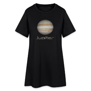 Jupiter - Robe T-shirt Femme - noir - Devant