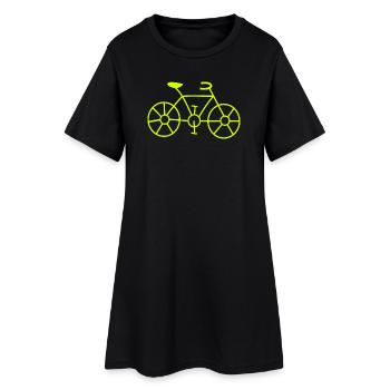 Bike, bicycle, bicycle, retirement, birthday - Women’s T-Shirt Dress - black - Front