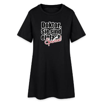 Doktor Arzt Spritze Medizin Sprüche - Frauen T-Shirt-Kleid - Schwarz - Vorne