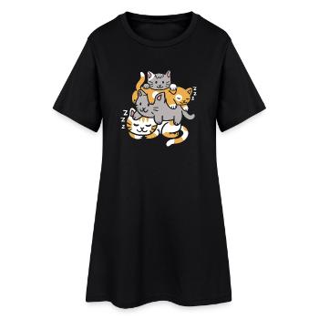 Cats Kitten - Women’s T-Shirt Dress - black - Front