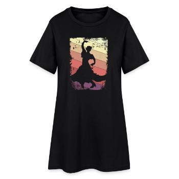 Flamenco Dancing - Women’s T-Shirt Dress - black - Front
