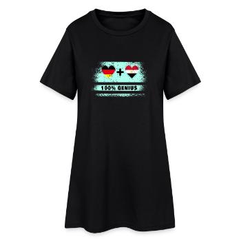 Allemagne et Egypte 100% génial / cadeau - Robe T-shirt Femme - noir - Devant