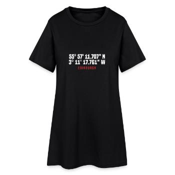 Edinburgh – Coordinates & Urban Style - Women’s T-Shirt Dress - black - Front