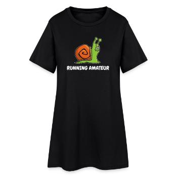 Snail's pace Running Jogging Racing Sports Funny - Women’s T-Shirt Dress - black - Front