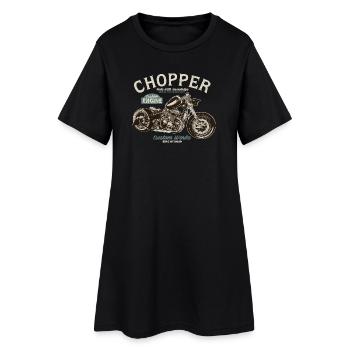 Chopper Custom Engine - Women’s T-Shirt Dress - black - Front