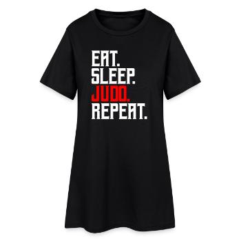 Judo - Robe T-shirt Femme - noir - Devant