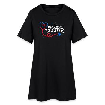 Doctor Doctor Specialist Assistant Physician Emergency Physician Profession - Women’s T-Shirt Dress - black - Front