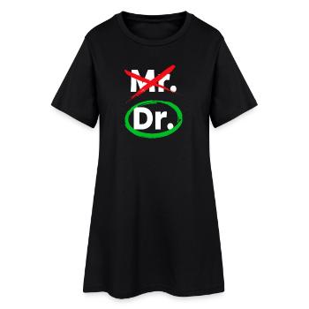 Déclaration du médecin médecin spécialiste Déclaration du médecin d'urgence - Robe T-shirt Femme - noir - Devant
