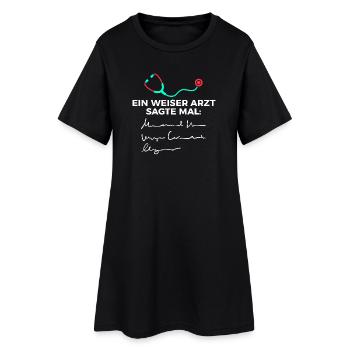 Doctor doctor funny saying specialist doctor assistant doctor - Women’s T-Shirt Dress - black - Front