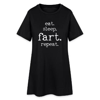 Pet - Robe T-shirt Femme - noir - Devant