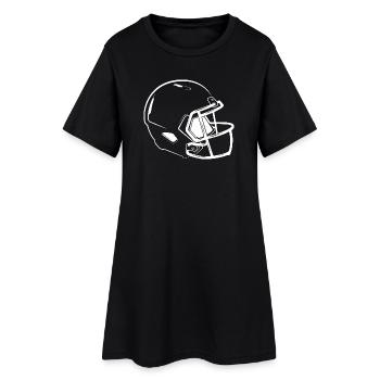 Casque de football américain Icône de l’équipe de fans - Robe T-shirt Femme - noir - Devant