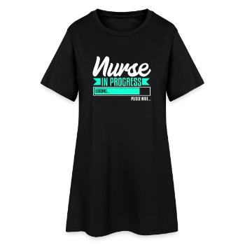 École d’infirmières - Robe T-shirt Femme - noir - Devant