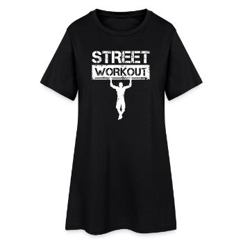symbole d’entraînement de rue callisthenics pull up icône - Robe T-shirt Femme - noir - Devant