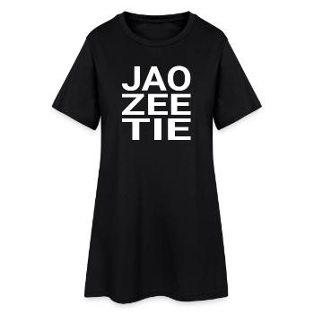 JAOZEETIE - Robe T-shirt Femme - noir - Devant