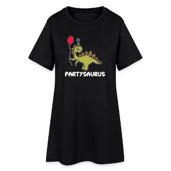 Faire la fête Célébrer l'anniversaire Célébrez Dino Fun - Robe T-shirt Femme - noir - Devant