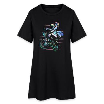 bmx BMX Fahrrad | BMX Rennen | Weihnachten - Robe T-shirt Femme - noir - Devant