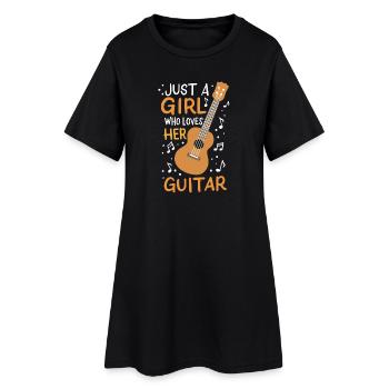 Guitar Guitarist Guitar player - Women’s T-Shirt Dress - black - Front