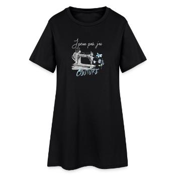 J'ai COUTURE - Robe T-shirt Femme - noir - Devant